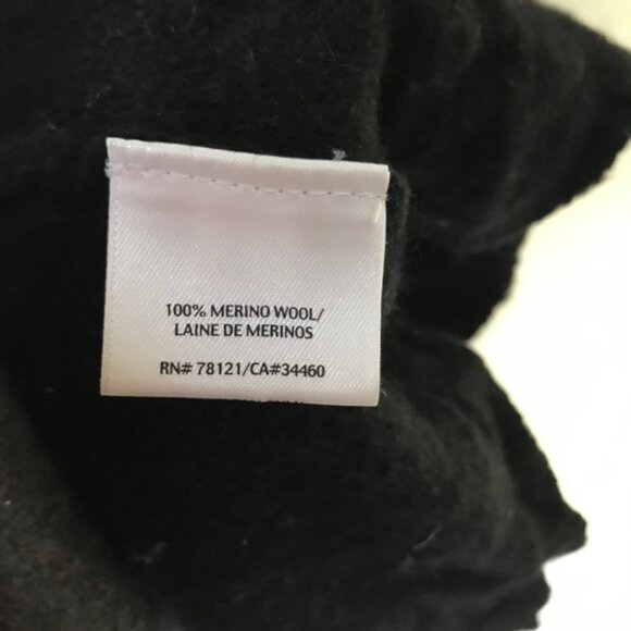 EILEEN FISHER Oval Open Circle ColorBlock Cardigan Sweater Wool Knit Jacket S - Picture 11 of 11